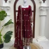 Buy Deepika 6034 Fendy Silk Thread Work Wedding Anarkali Gown 2026