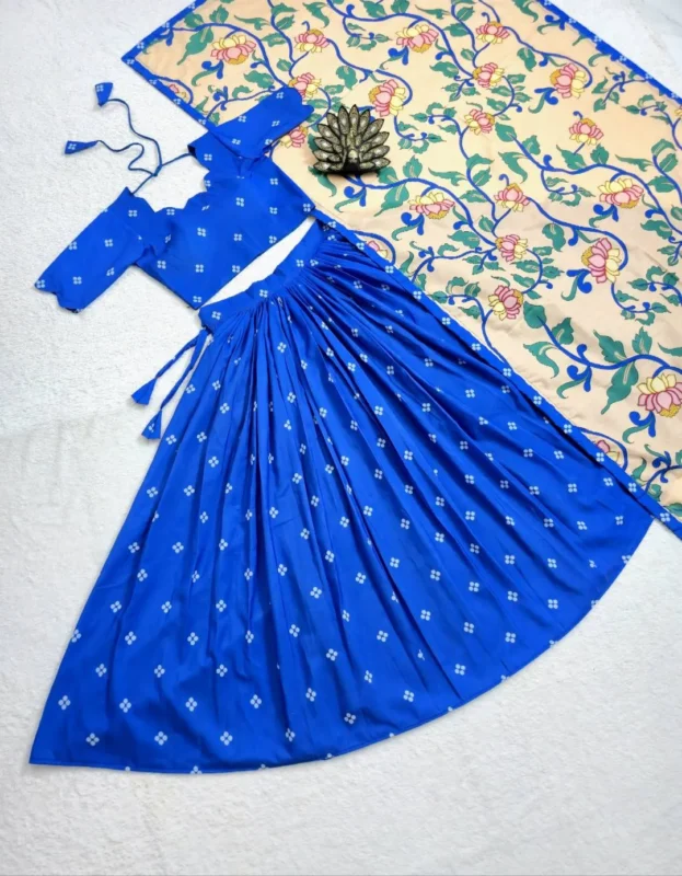 Launching ZT 204 Kalamkari Cotton Printed Lehenga Choli Wholesale Suppliers in India 2026