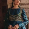C585 1479 Vichitra Silk Zari Work Party Wear Anarkali Gown Exporter Online