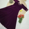 Launching ZT 209 Velvet Designer Hand Work Party Wear Frock 2026