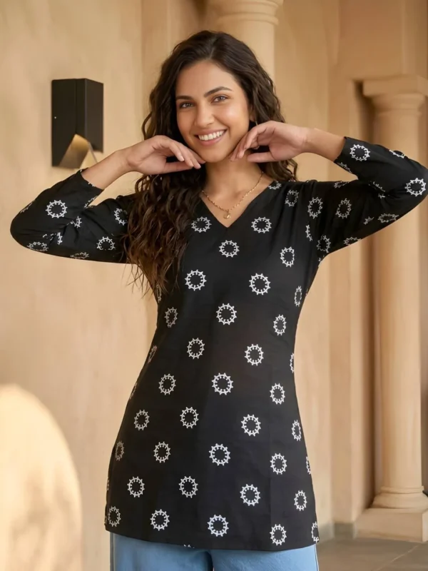 Buy Shiv 1063 Cotton Printed Office & Daily Wear Short Kurti 2026