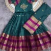 Beautiful Pari Cottan Silk Zari Weaving Kids Wear Lehenga Choli Wholesale Market in Surat 2026