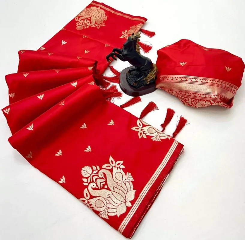 Launching Rani 302 Banarasi Silk Jacquard Festival Saree Collection 2026 2026