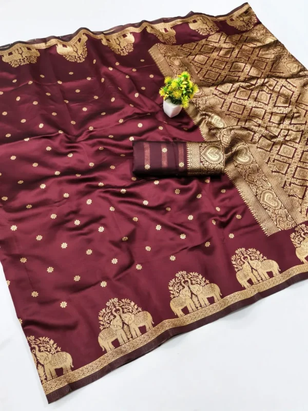 Latest LFK 5342 Banarasi Soft Silk Zari Jacquard Work Festival Saree 2026