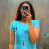 Latest ZT 227 Vichitra Silk Hand Work Sky Blue Designer Frock 2026