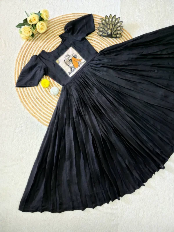 Launching ZT 223 Vichitra Silk Hand Work Designer Frock Kurti Collection 2026 2026