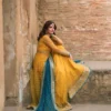Beautiful Deepika 6033 Net Thread Sequence Haldi Lehngha Gown With Dupatta Collection 2026