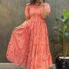 Launching ZT 222 Mul Chanderi Printed Daily Wear Frock For Woven Trending Collection 2026