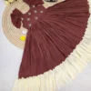 Launching ZT 221 Mul Cotton Marron Maggam Work Frock Wholesale Market in Mumbai 2026