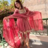 FFD Fandy Silk Mirror Work Latkan Fancy Dhotistyle Suit