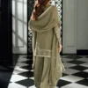 Deepika 6037 Georgette Thread Sequence Work Kurti Pant Dupatta