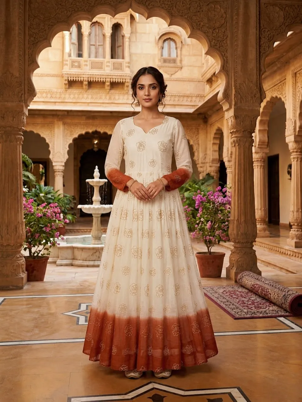 Stylish Moni 1264 Shaded Silver Embroidery Frock Wholesalers in Surat 2026