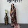 Latest RBC Gajji Silk Ajarakh Printed Mirror Work Festival Saree Collection 2026
