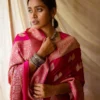 LFK 5344 Silk Zari Work Wedding Banarasi Saree Supplier in Surat