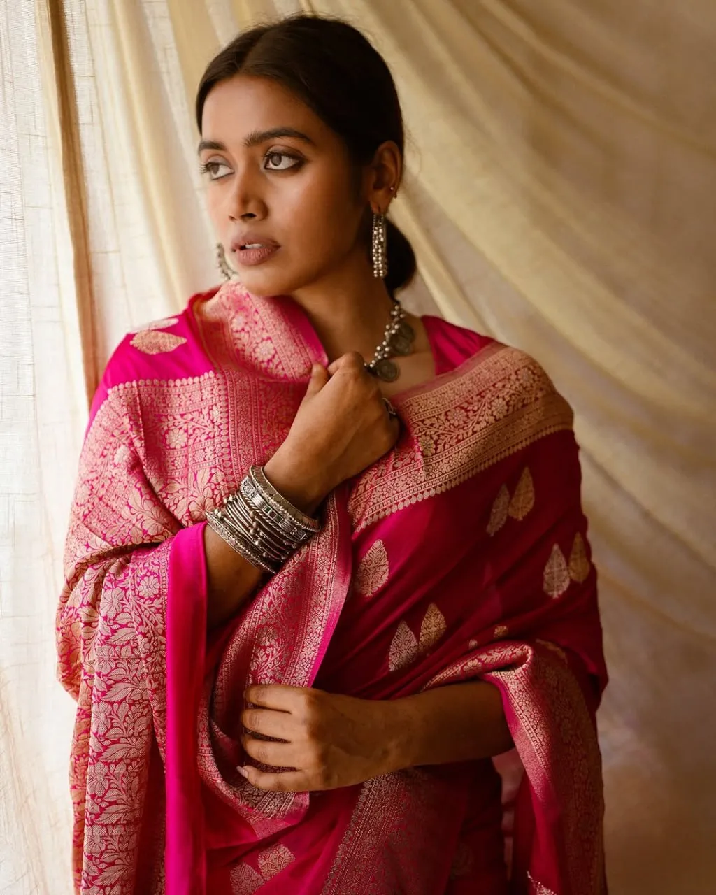 LFK 5344 Silk Zari Work Wedding Banarasi Saree Supplier in Surat
