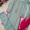 Launching Zarin 199 Frech Crep Embroidery Work Party Wear Pakistani Collection 2026