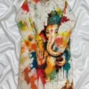 Kiara Cotton Crochet Sequance Ganesha Printed Men Kurta Collection