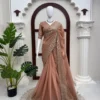 Latest Deepika 632 Tabby Silk Thread Work Designer Festival Saree 2026