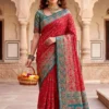 Launching Laxmi 1102 Pashmina Silk Zari Weaving Work Kashmiri Saree 2026