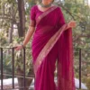 Latest RGS Arrival Viscose Chinon Jacquard Work Daily Wear Saree 2026