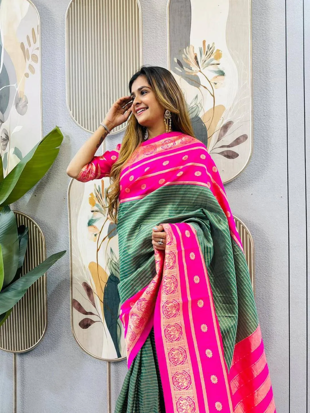 Latest SGT 238 Mysore Silk Jacquard Zip Gown Saree Wholesale Online Shopping 2026