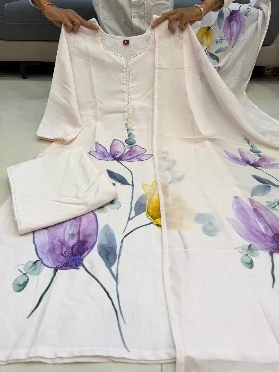 Latest Yasu Rajlaxmi Lilan Hand Work White Office Wear Readymade Dress 2026