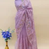 Latest RBC 5014 Organza Silk Sequence Embroidery Work Party Wear Saree 2026