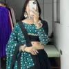 Beautiful WMT 8067 Rayon Cotton Embroidery Work Black Chaniya Choli For Navratri 2026