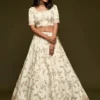 Latest Zeel 7808 Art Silk Sequence Embroidery Work White Lehenga Choli Exporter Online 2026