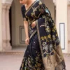Laxmi 1086 Crepe Silk Weaving Work Wedding Saree Exporter in India
