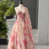 Latest SWT 1187 Organza Embroidery Sequence Work Party Wear Lehenha Top Dupatta 2026