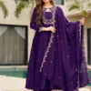 LFK 1001 Vichitra Party Wear Gown Wholesale Market in Mumbai
