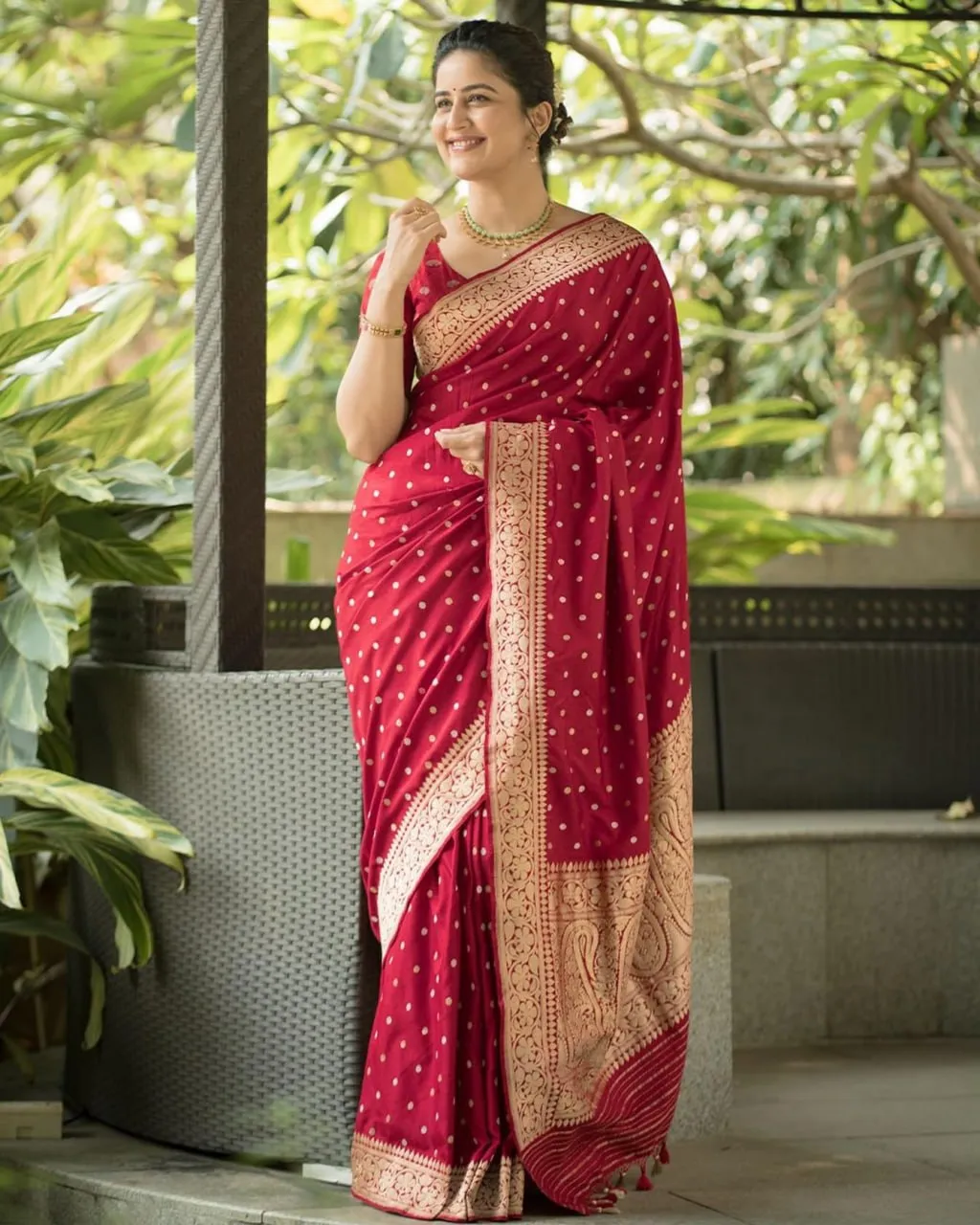 Beautiful LFK 5327 Silk Jacquard Zari Work Wedding Banarasi Saree Wholesale Market Surat 2026