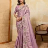 Latest Kiara Radha Krishna Party Wear Pure Kanjivaram Silk Work Saree 2026