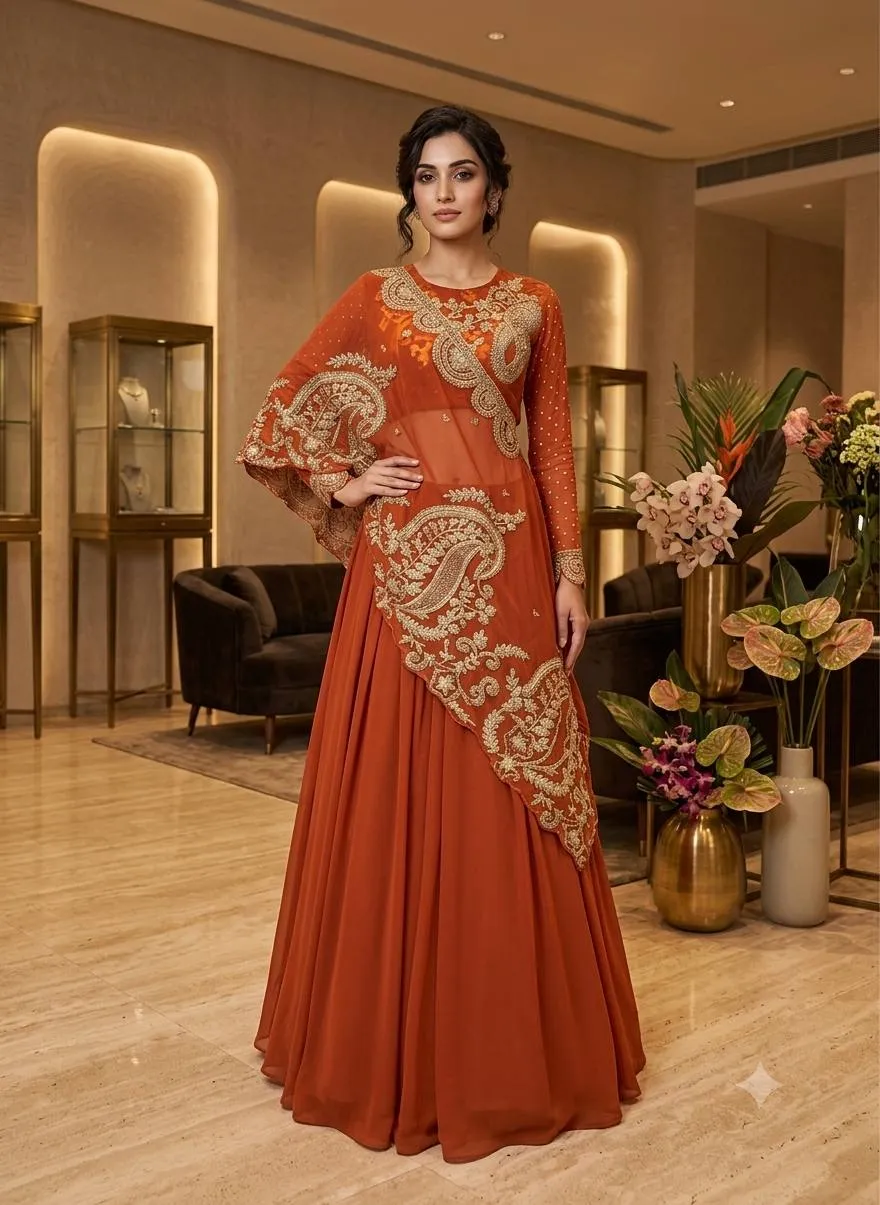 Latest BV 400 Georgette Printed Sequence Work Ready to Wear Saree 2026