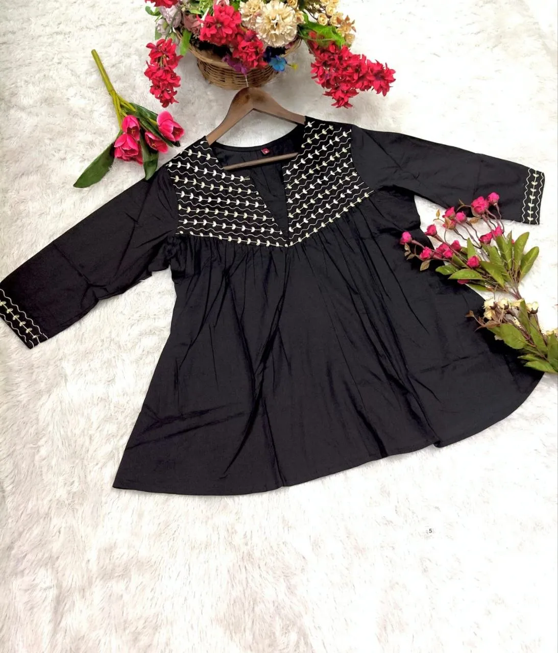 Latest Laxmy 1115 Cotton Office Wear Short Top Collection 2026