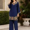 Buy SS2016 Kitty Rayon Embroidery Work Office Wear Kurti Pant Set 2026