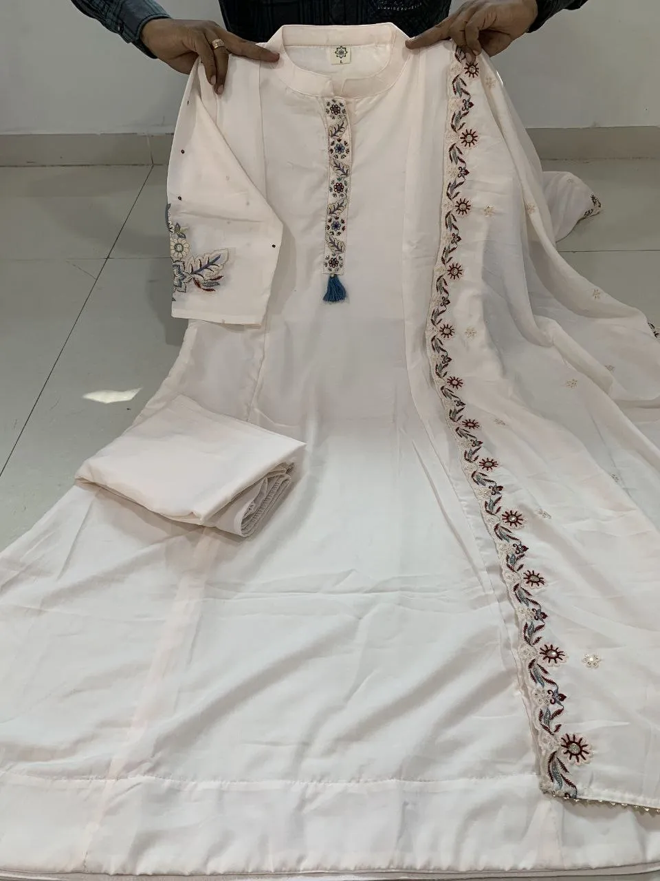 Launching ATQ Muslin Cotton Embroidery Festival Readymade Dress Manufacturers in India 2026