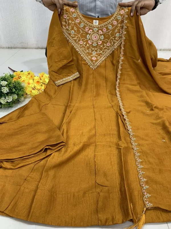 Latest ATQ Vichitra Embroidery Party Wear Readymade Dress Wholesale Market in Mumbai 2026