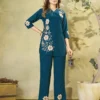 Launching Lila 161 Rayon Embroidery Thread Work Office & Party Wear Co Ords Set 2026