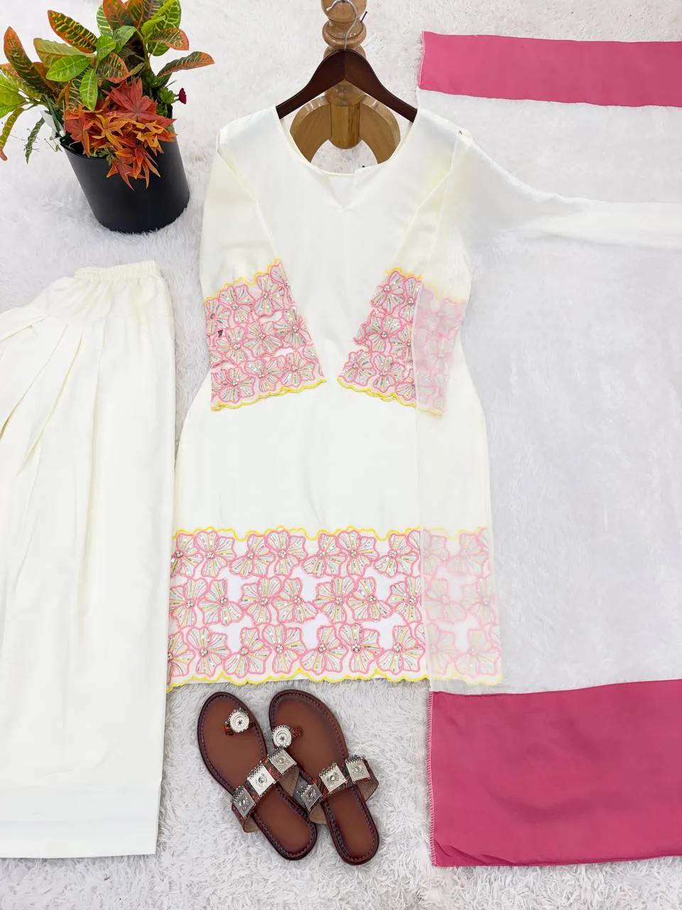 Sabina 889 Crepe Silk Hand Work Embroidery Farshi Readymade Dress