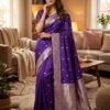 Laxmi 1109 Lichi Silk Banarasi Saree Manufacturers in India