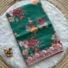 Launching MHV Aasha Printed Embroidery Thread Work Saree Wholesale Market in Surat 2026