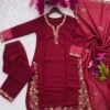Launching Laxmy 2160 Roman Silk Embroidery Work Party Wear Readymade Dress 2026