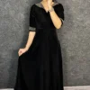 Launching ZT 209 Velvet Designer Hand Work Party Wear Frock 2026
