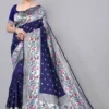 Latest Rani 295 Lichi Silk Jacquard Wedding Wear Saree Supplier 2026
