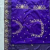 Latest Kiara Shukla1 Purple Rangoli Silk Embroidery Work Party Wear Saree 2026