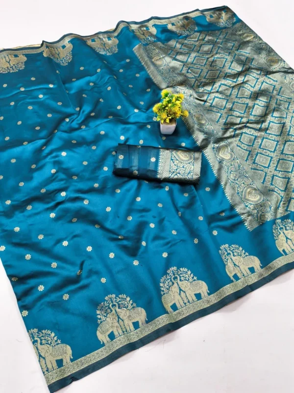Latest LFK 5342 Banarasi Soft Silk Zari Jacquard Work Festival Saree 2026