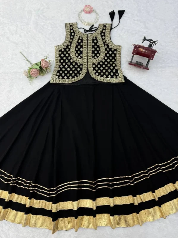 Buy Deepika 6036 Georgette Thread Sequence Work Top Skirt Lehenga 2026