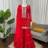 Latest Deepika 1572 Georgette Sequence Work Party Wear Gharara Suit 2026